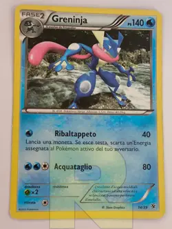 Greninja ® Kalos Starter Set 14/39 ® Promo ® Pokemon ® Italiano ® Poor - Image 1