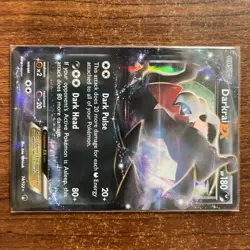 2016 Pokemon Darkrai EX - XY - BREAKpoint (BKP) - 74/122 - RAW - Image 2