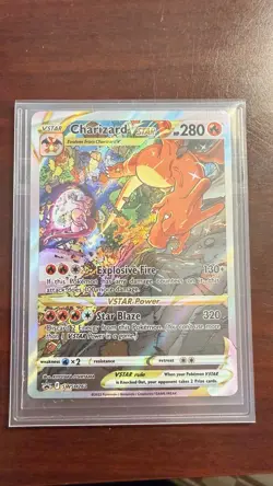 Pokemon TCG Charizard VSTAR SWSH262 Promo Holo 280 HP Sword & Shield VSTAR Power - Image 1