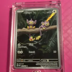Pokemon TCG Aipom Illustration Rare Holo 211/182 SV04 Paradox Rift 60 HP English - Image 1