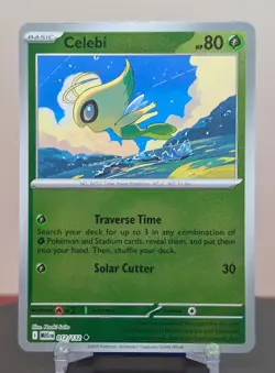 Pokemon Celebi #012/132 English Mega Evolution Reverse Holo - Image 1