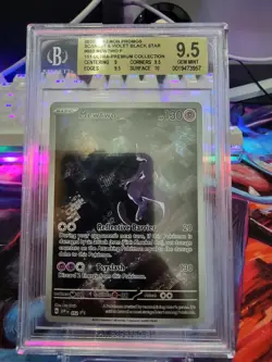 Pokemon Mewtwo TCG SVP 052 BGS 9.5 GEM MINT Black Star Promo - Image 1