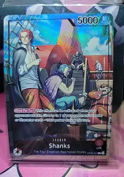 Shanks (2025 PSA Magazine Promo) OP09-001 One Piece Promotion Cards Foil - Image 1