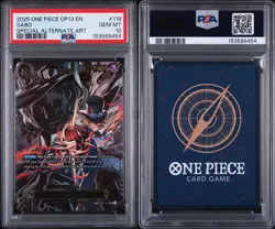 PSA 10 Sabo (SP Alt Art) Carrying On His Will OP13 OP07-118 EN One Piece B9 - Image 3