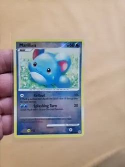LP Pokemon TCG Marill Diamond & Pearl 88/130 Reverse Holo Common English - Image 1