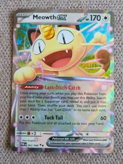 Meowth Ex 062/088 - Perfect Order - Pokemon Tcg - Near Mint - Image 1