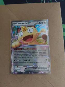 Pokemon TCG Perfect Order Meowth ex 062/088 - pack fresh - Image 1