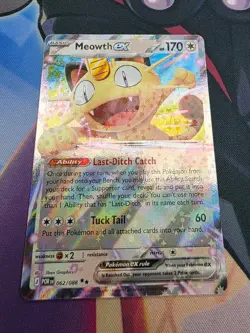 062/088 - Meowth ex - 62/88 - Perfect Order - NM/M - Pokemon TCG English - Image 1