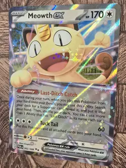 Pokemon TCG Meowth Ex 062/088 Pokemon Perfect Order - Nm Condition Double Rare - Image 3