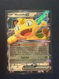 Meowth Ex - Pokemon TCG 062/088 Perfect Order Set - Double Rare NM Condition - Image 1