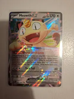 Pokemon TCG Perfect Order Meowth Ex Double Rare 062/088 - Image 1