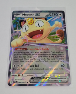 Pokemon TCG Meowth EX 062/088 Perfect Order Double Rare Holo NM Pack Fresh - Image 1