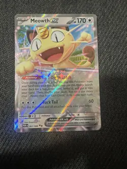 Pokemon Tcg Perfect Order Meowth Ex 062/088 Nm Pack Fresh - Image 1