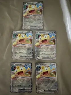 Pokemon TCG Perfect Order Meowth EX 062/088 Lot of 5 Near Mint English - Image 1