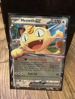 Meowth ex - 062/088 - Perfect Order Double Rare - Pokemon TCG - Image 1