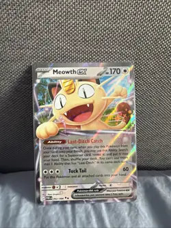 Pokemon TCG Meowth EX 062/088 Perfect Order Mint - Image 1