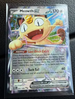 Pokemon TCG - Meowth Ex 062/088 NM - Perfect Order - Image 1