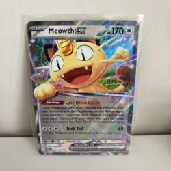 Meowth ex - 062/088 - Double Rare - Pokemon TCG Perfect Order NM - Image 1