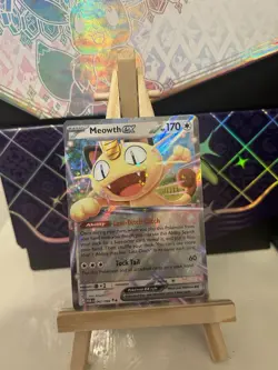 Pokemon TCG Meowth ex 062/088 Perfect Order Holo Double Rare - Image 1