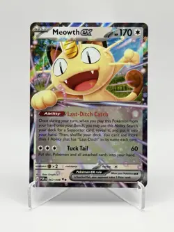 Pokemon TCG Meowth Ex 062/088 Perfect Order Double Rare N/M - Image 1