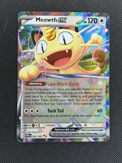 Pokemon TCG Meowth Ex 062/088 Perfect Order NM - Image 1