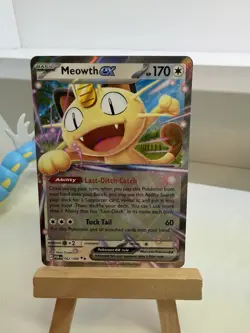Pokemon TCG Near Mint Perfect Order Meowth ex 062/088 Holo - Image 1