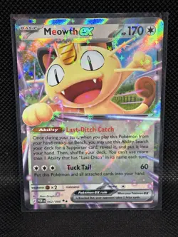 Pokemon TCG Perfect Order: Meowth EX 062/088 - Image 1