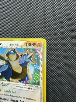 Blastoise 2/100 HOLO Stamped Rare EX Crystal Guardians Pokemon Card - Image 4