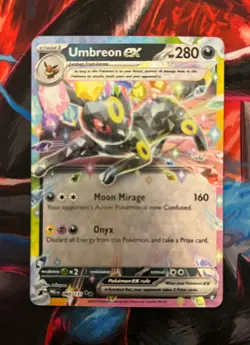 Pokemon TCG Umbreon EX 60/131 Double Rare Prismatic Evolutions Card - Image 1
