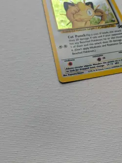 Pokemon TCG Meowth Black Star Promo Holo Card #10 WOTC 1999-2000 - Image 3