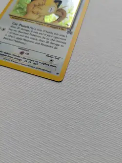 Pokemon TCG Meowth Black Star Promo Holo Card #10 WOTC 1999-2000 - Image 4