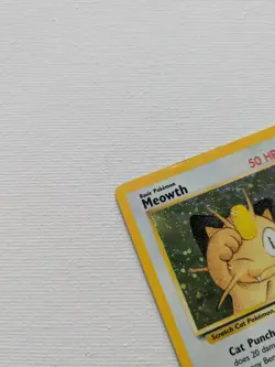 Pokemon TCG Meowth Black Star Promo Holo Card #10 WOTC 1999-2000 - Image 5