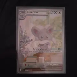 Pokemon TCG Cinccino Illustration Rare Black Bolt 153/086 Near Mint - Image 1
