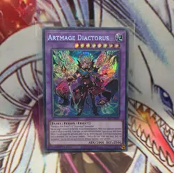 Yu-Gi-Oh TCG DUAD-EN032 Artmage Diactorus 1st Edition Secret Rare Card - Image 1