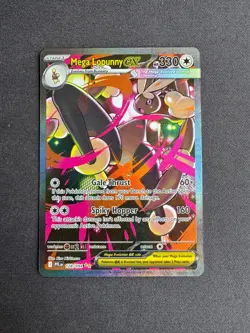 Mega Lopunny ex 128/094 Mega Evolutions Pokemon card New Mint Condition - Image 1