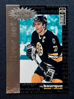 RAY BOURQUE 1995-96 COLLECTOR'S CHOICE CRASH THE GAME SILVER BONUS NO C24 33961 - Image 1