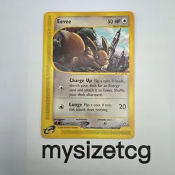 Pokemon Eevee TCG Non-Holo Aquapolis Card 75/147 Regular LP WOTC Vintage 2002 - Image 1