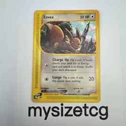 Pokemon Eevee TCG Non-Holo Aquapolis Card 75/147 Regular LP WOTC Vintage 2002 - Image 3