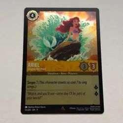 Ariel 15/204 Disney Lorcana Fabled Rare Cold Foil Card NM - Image 1