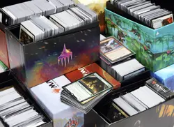 500 MTG cards (no green) and 3 lots of 25 lands - Image 1