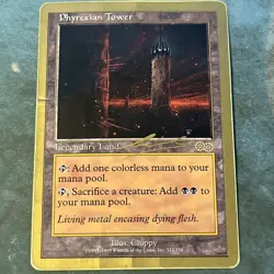 Phyrexian Tower (MTG) - 2000 World Championships Brussels - Damaged - Image 1