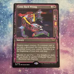 Come Back Wrong (REGULAR) x1 - MTG Duskmourn: House of Horror DSK #309 - Image 1