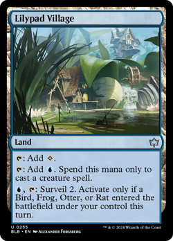 Lilypad Village (FOIL) x1 - MTG Bloomburrow BLB #255 - Image 1