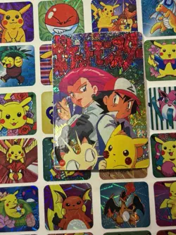 Pokemon Charizard Vintage Pocket Monsters Vending HOLO Prism Sticker 99 Nintendo - Image 1