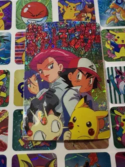 Pokemon Charizard Vintage Pocket Monsters Vending HOLO Prism Sticker 99 Nintendo - Image 3