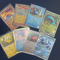 Lot de 8 Holo/reverse 151 cartes Pokemon - mix Language etats variable (F09) - Image 1