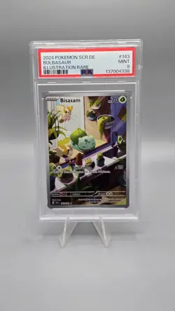 Pokemon Bisasam PSA9 Stellarkrone SCR 143 DE ILLUSTRATION RARE - Image 1