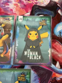 Pikachu Cosplay Pokemon Card Lot - El Santo Woman In Black Underworld - Image 5