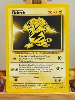 Elektek 20/102 Basis Set Rare Deutsch NM Pokemon - Image 1
