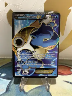 Blastoise EX 142/146 Pokemon TCG Full Art Ultra Rare XY Base Set LP - Image 1